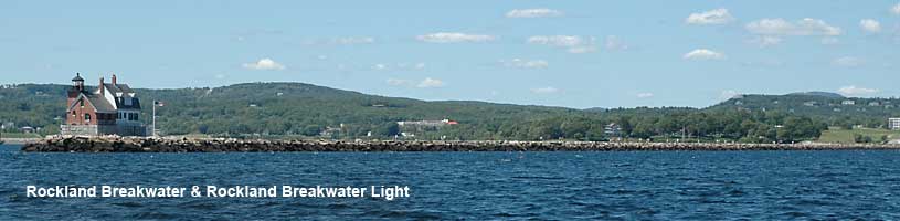 The Rockland Breakwater Light is a fun walk along granite squares out to the lighthouse. 